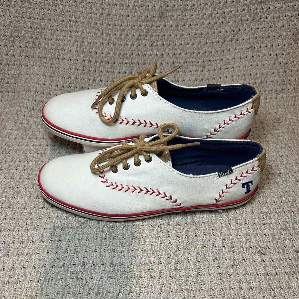 Keds Texas Rangers Baseball Shoes MLB Game Day Gear, Women’s Size 7